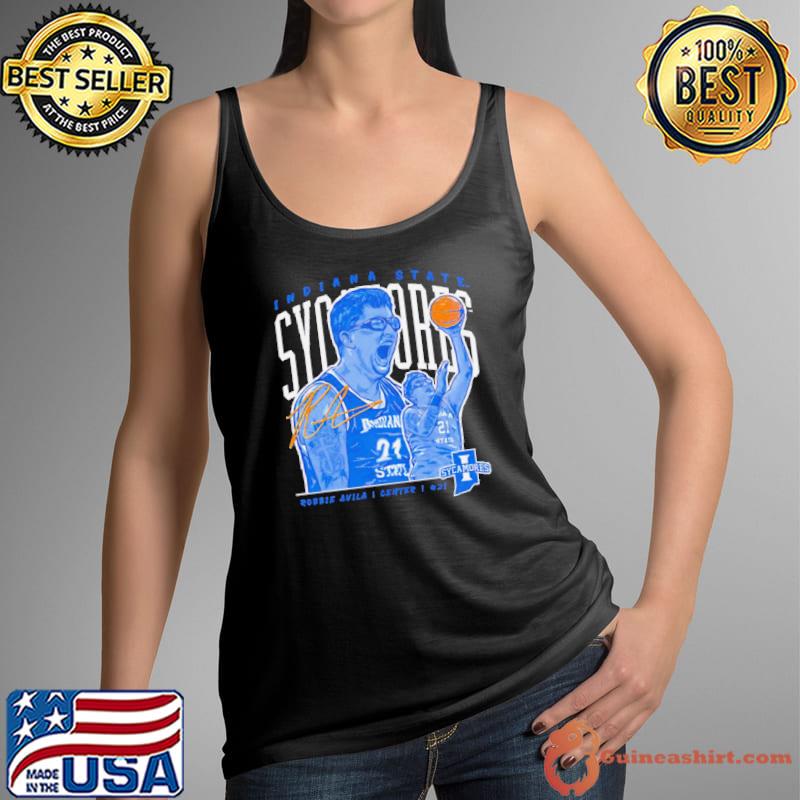 Indiana State Robbie Avila graphic signature shirt