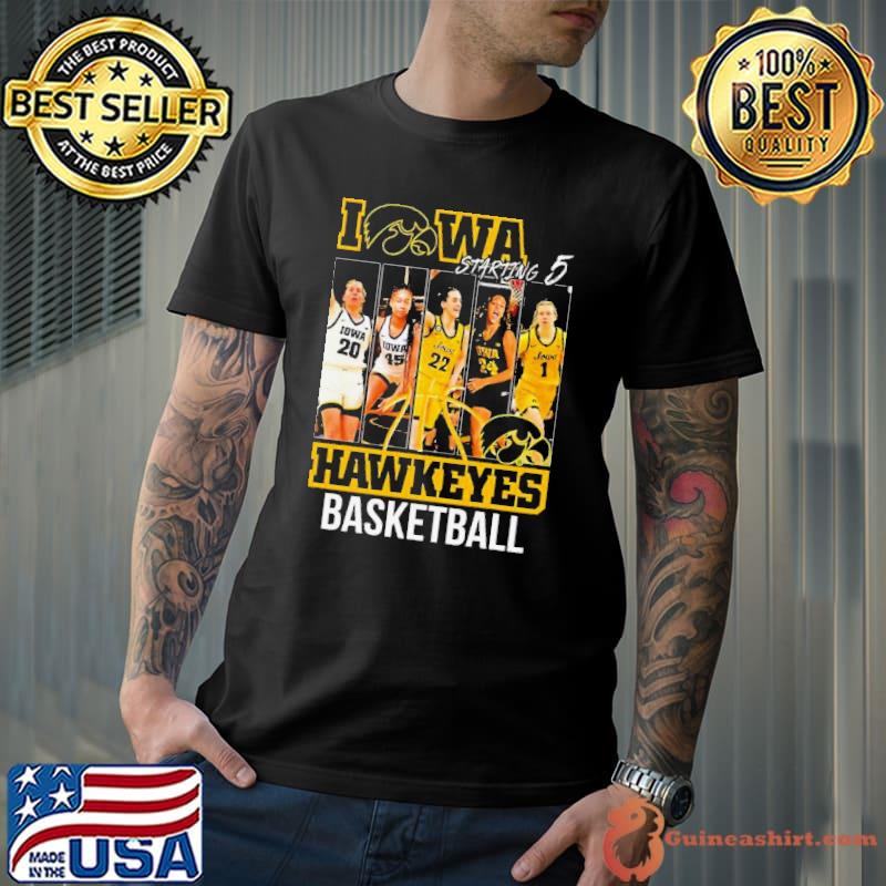 Iowa Hawkeyes Women’s Basketball Starting 5 shirt