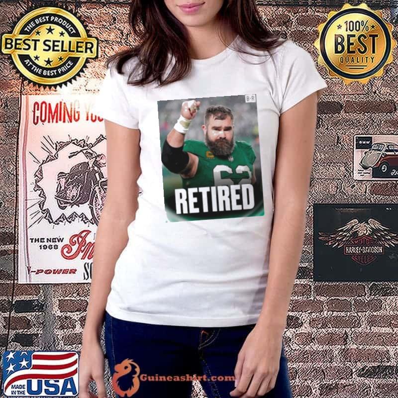 Jason Kelce Retired Philadelphia Eagles shirt