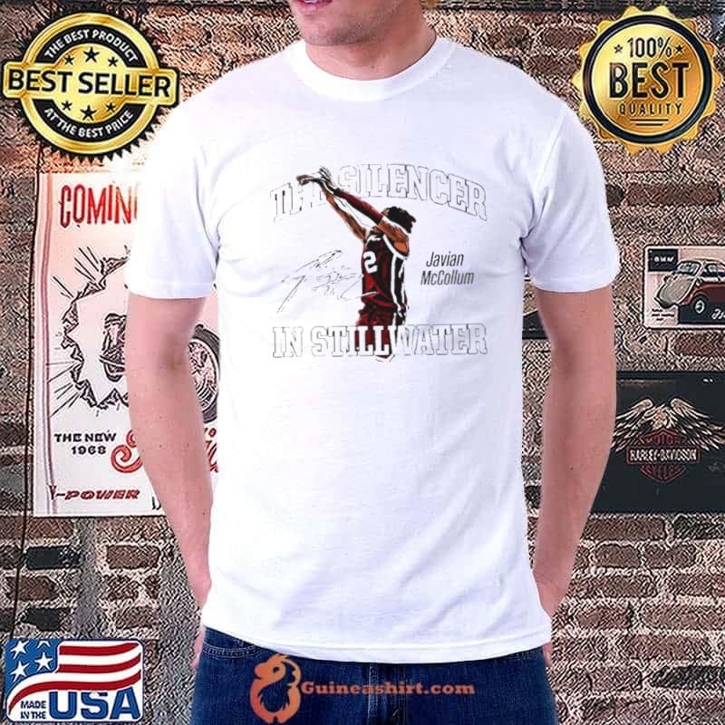 Javian McCollum the silencer in stillwater signature shirt