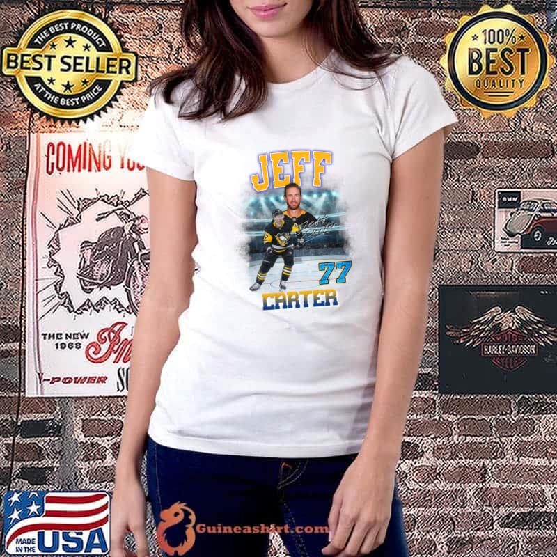 Jeff Carter Canadian professional ice hockey centre for the Pittsburgh Penguins T-Shirt