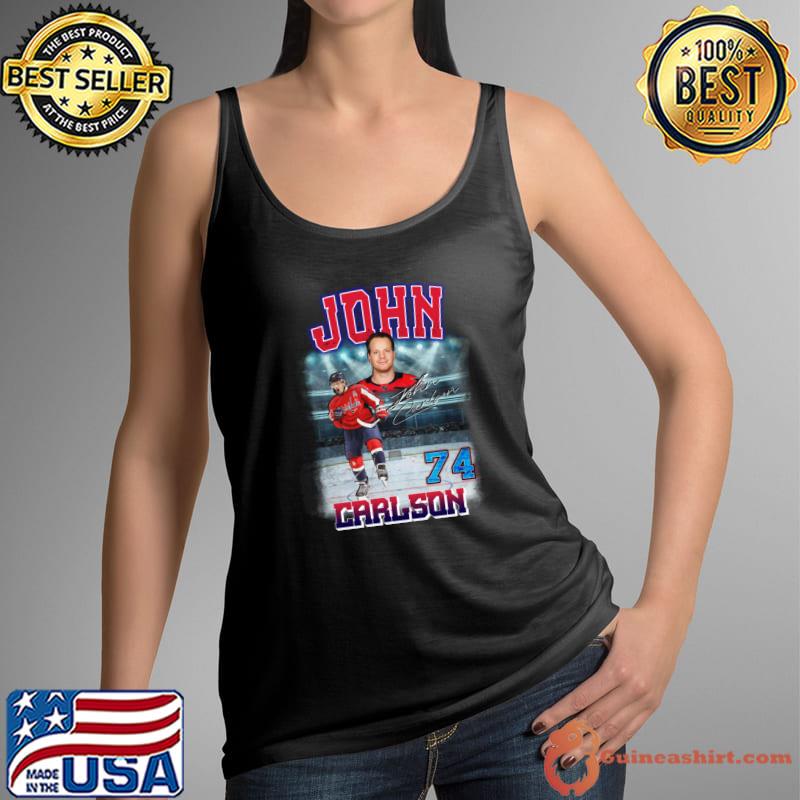 John Carlson American professional ice hockey defenseman Washington Capitals T-Shirt