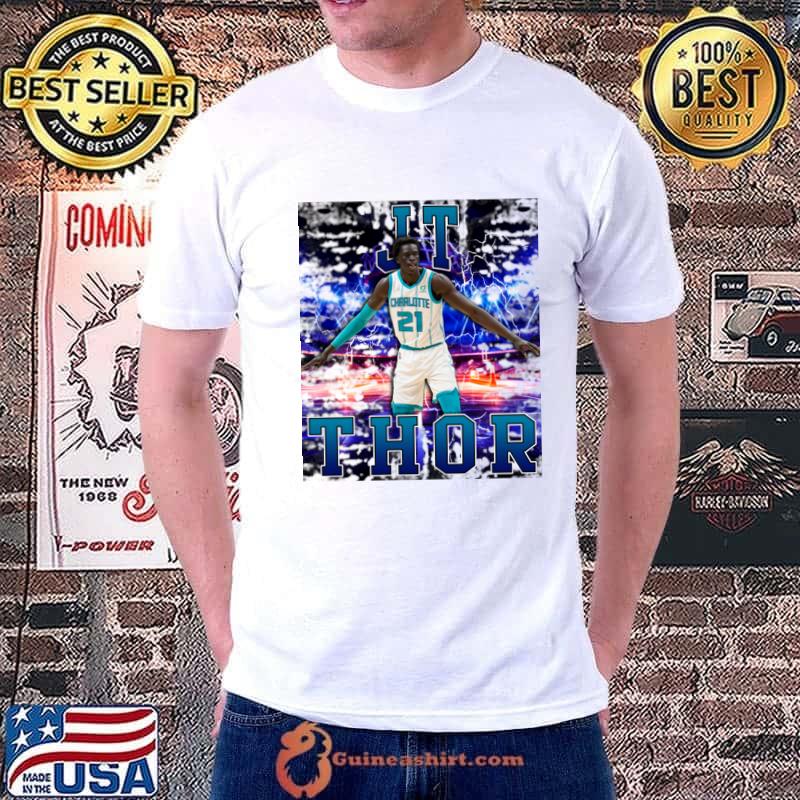 JT Thor South Sudanese-American professional basketball player for the Charlotte Hornets T-Shirt