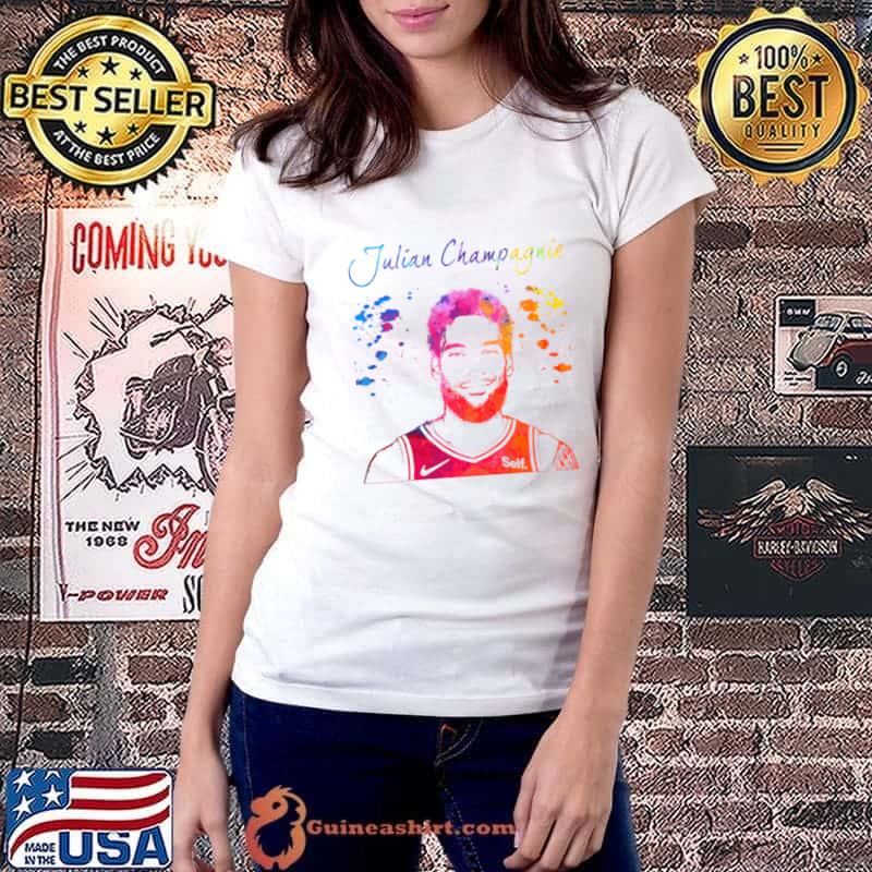 Julian Champagnie American professional basketball player for the San Antonio Spurs T-Shirt Ladiestee
