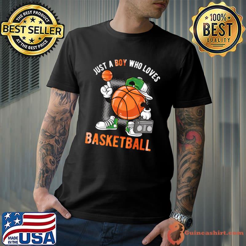 Just A Boy Who Loves Basketball T-Shirt