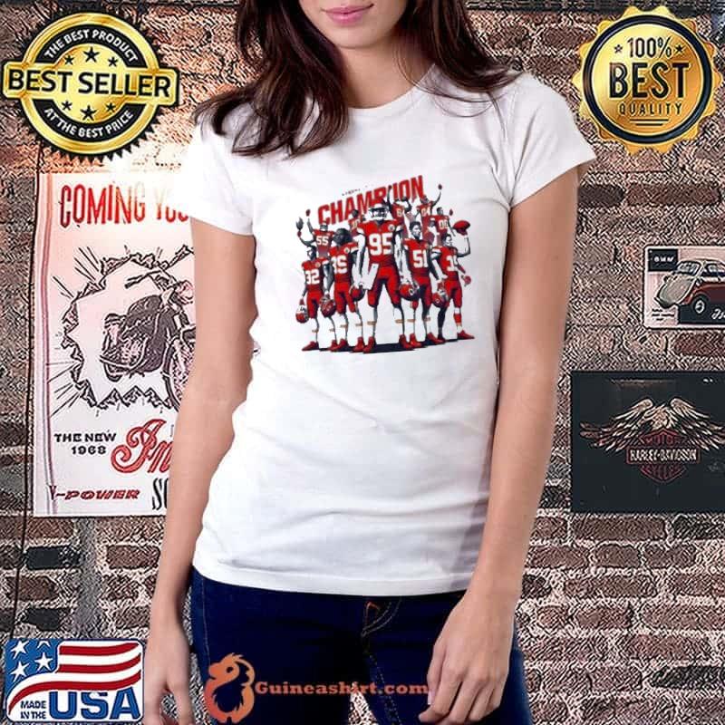 Kansas City Chiefs Champion Professional American Football Team Based Shirt Ladiestee