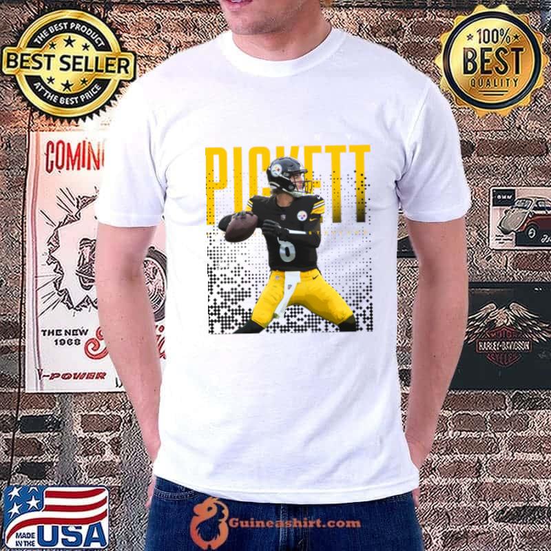 Kenny Pickett Signature American football quarterback for the Pittsburgh Steelers Superstar Pose T-Shirt