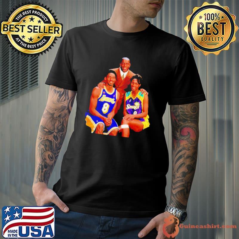 Kobe Bryant Magic Johnson and Lisa Leslie pic shirt