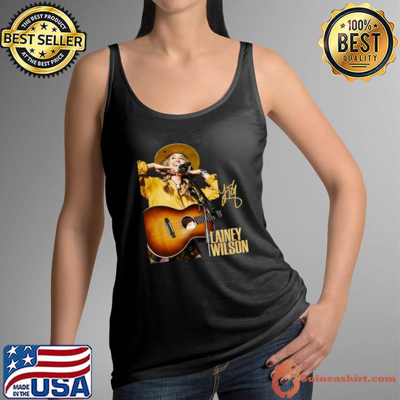 Lainey Wilson Signature Smile Woman And Beautiful T-Shirt Tank Top