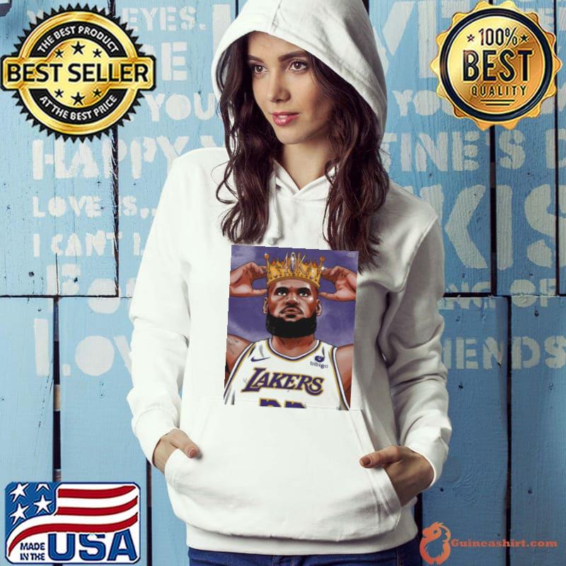 Lebron James Crown 40K Point Los Angeles Lakers basketball s Hoodie