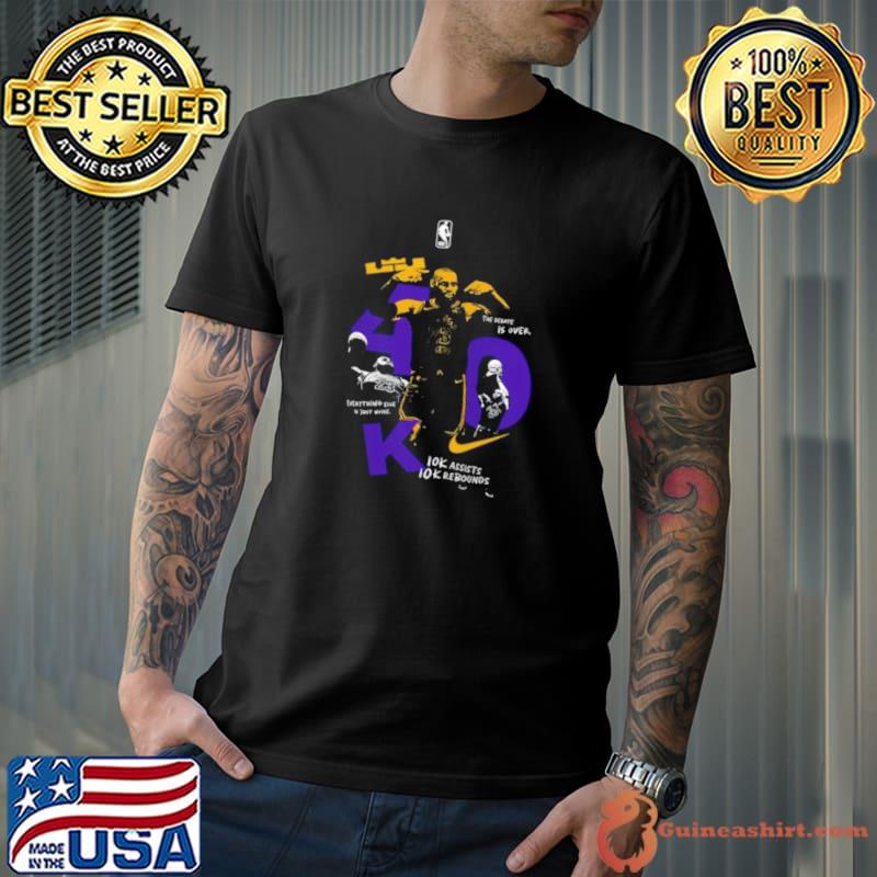 Lebron James Los Angeles Lakers Nike 40,000 Career Points shirt