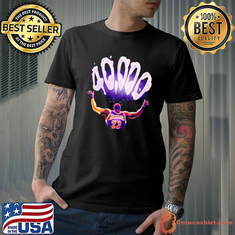Lebron James The First NBA Player 40,000 Career Points shirt