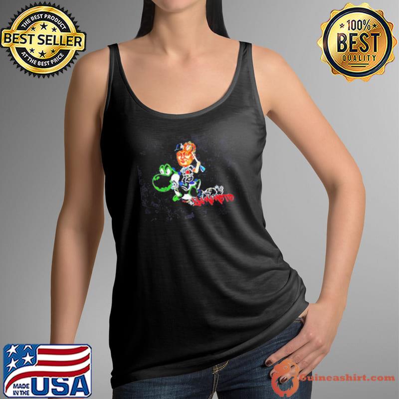Los Angeles Dodgers Yoshinobu Yamamoto Riding Yoshi Dragon Shirt