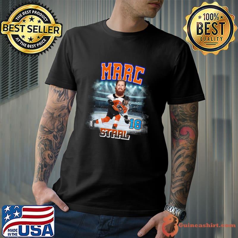 Marc Staal signature Canadian professional ice hockey defenceman Philadelphia Flyers T-Shirt