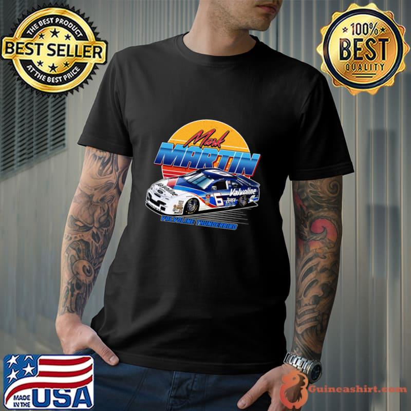 Mark Martin American retired stock car racing driver Valvoline 6 90S Retro T-Shirt