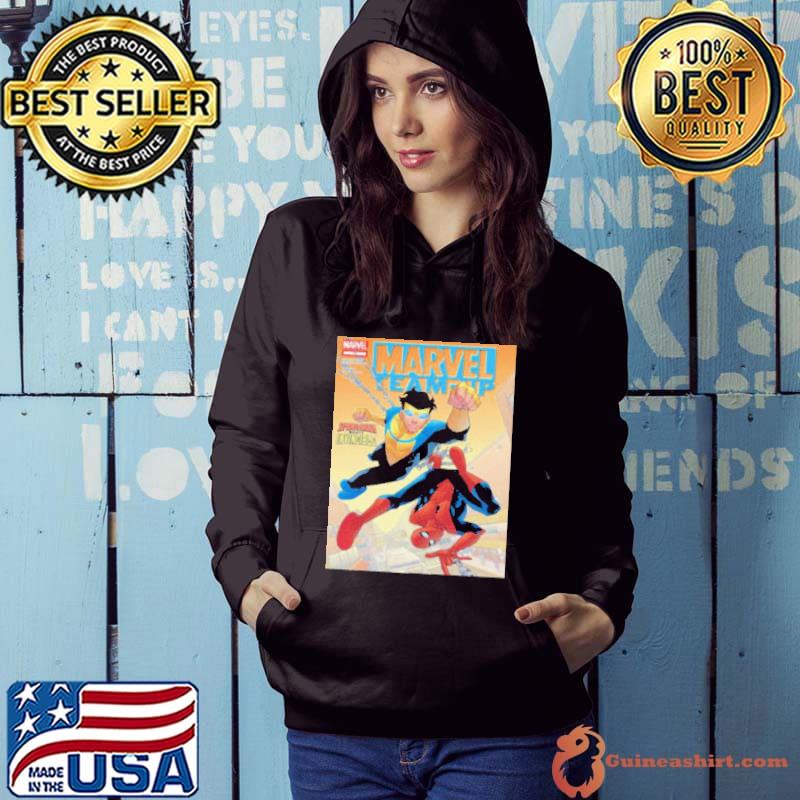 Marvel Team Up Spiderman Meets Invicible Shirt Hoodie