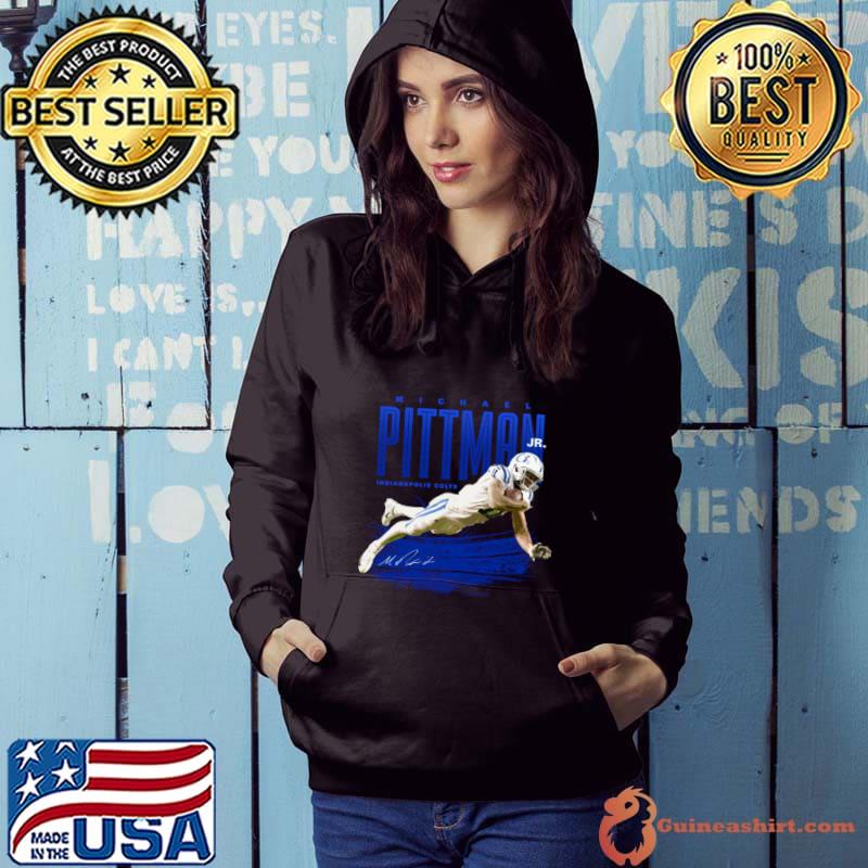 Michael Pittman Jr. Signature American football wide receiver for the Indianapolis Colts T-Shirt Hoodie