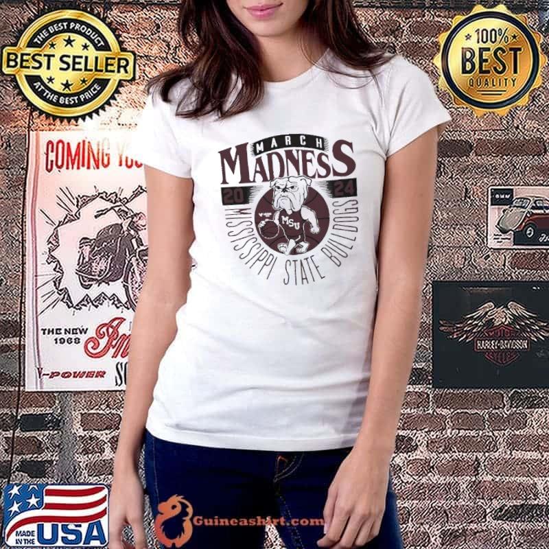Mississippi State Bulldogs 2024 March Madness Mascot Shirt