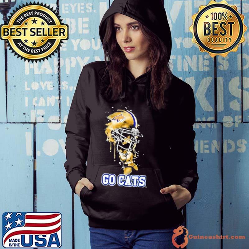 Montana State Bobcats Go Cats Rising Helmet s Hoodie