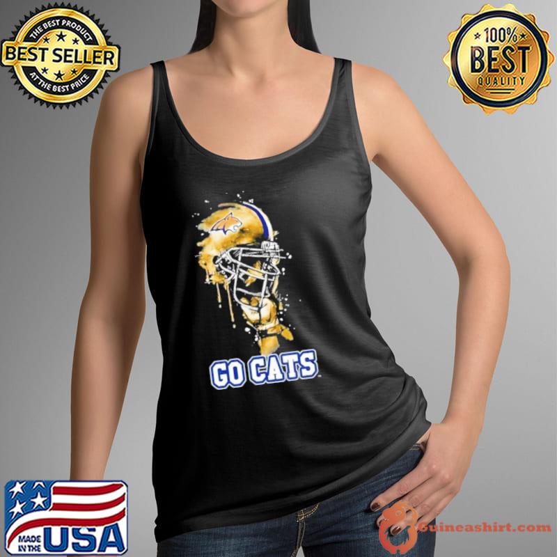 Montana State Bobcats Go Cats Rising Helmet s Tank Top
