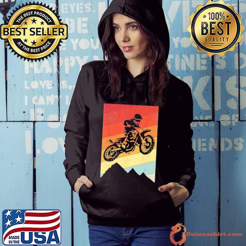 Motocross Bike Vintage Dirtbike Racing Dirt Bike Shirt Hoodie