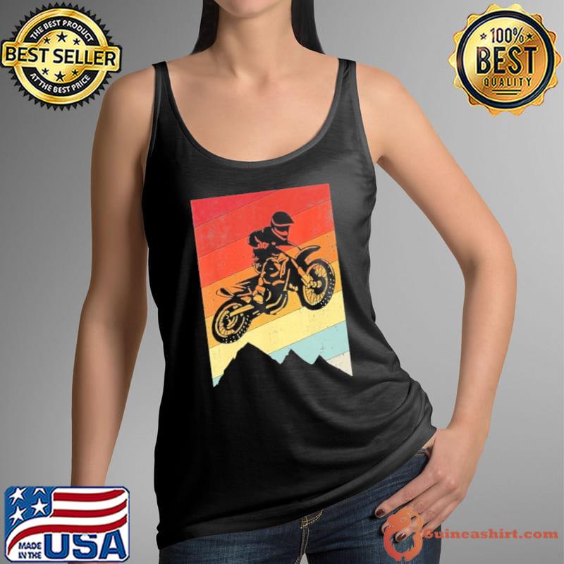 Motocross Bike Vintage Dirtbike Racing Dirt Bike Shirt Tank Top