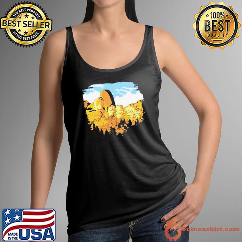 Mount The Simpson Face s Tank Top