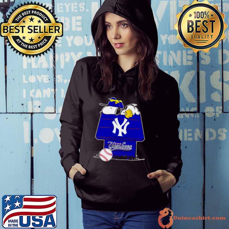 New York Yankees Snoopy And Woodstock The Peanuts Baseball Shirt Hoodie
