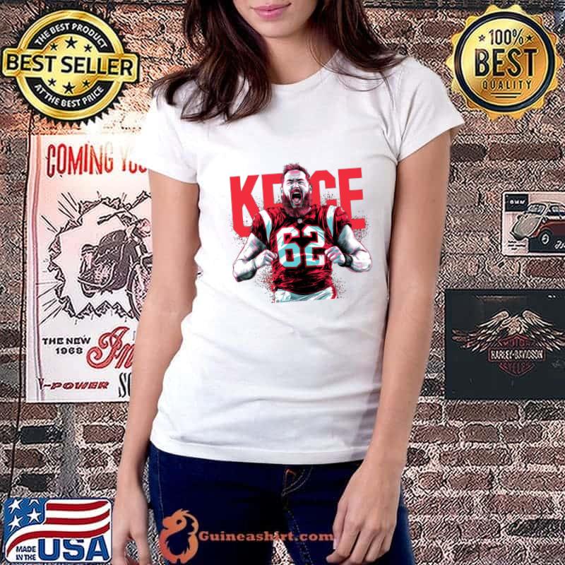Nice jason Kelce American football center who played Chiefs T-Shirt Ladiestee
