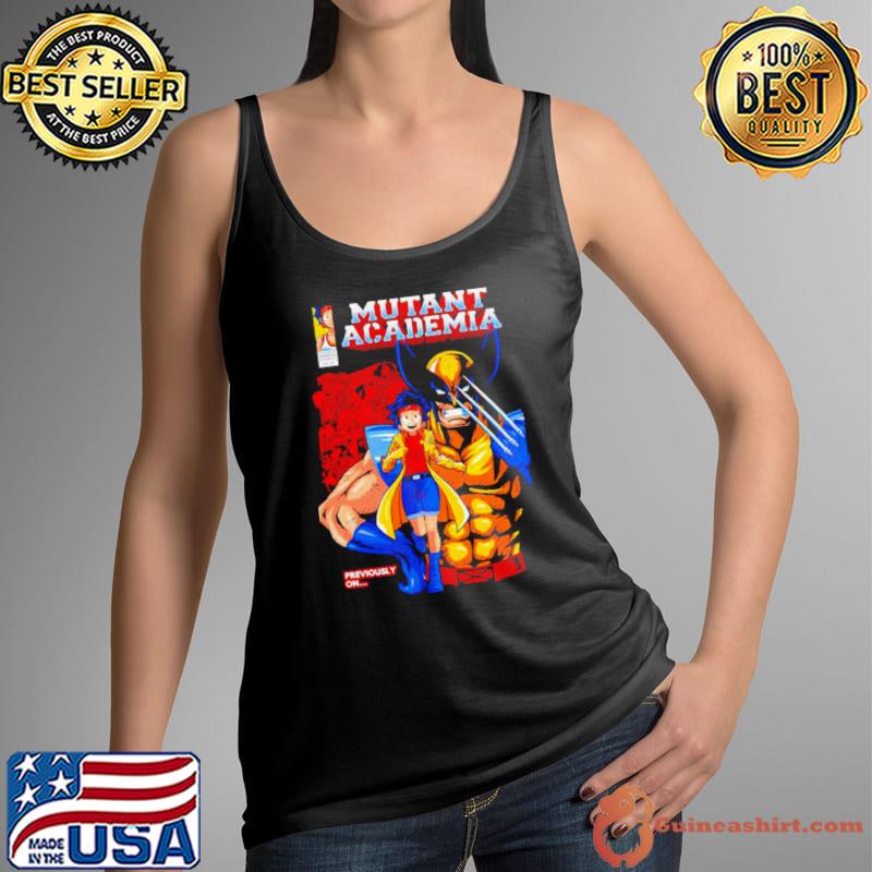 Nice mutant Academia Wolverine previously on shirt