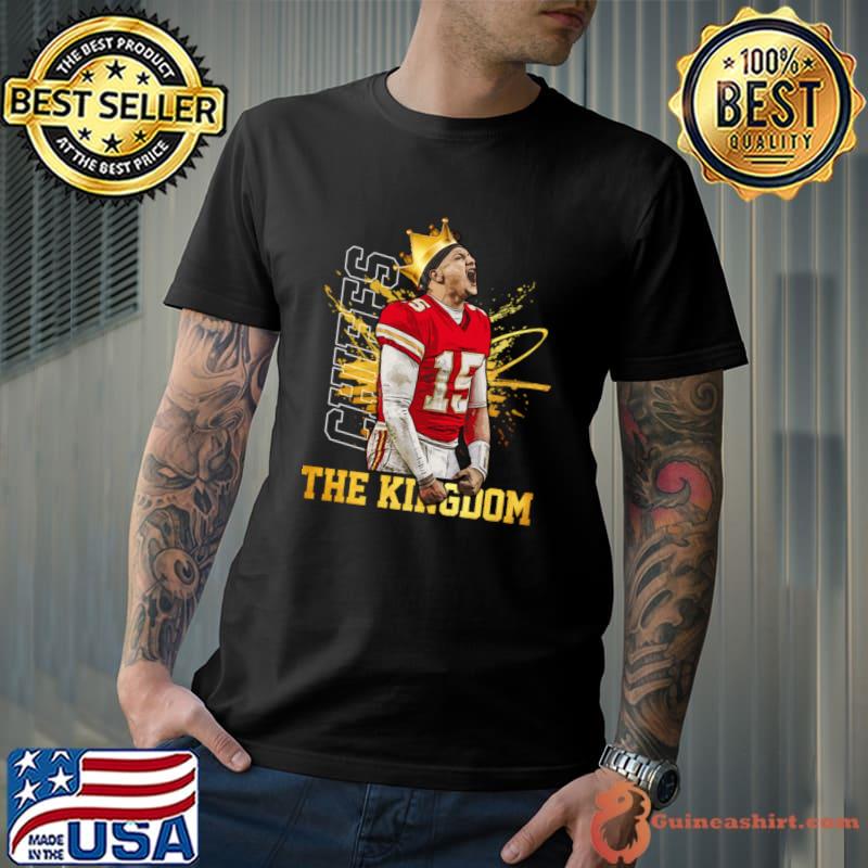 Nice patrick Mahomes Quarterback enters his seventh season with the Chiefs The Kingdom T-Shirt