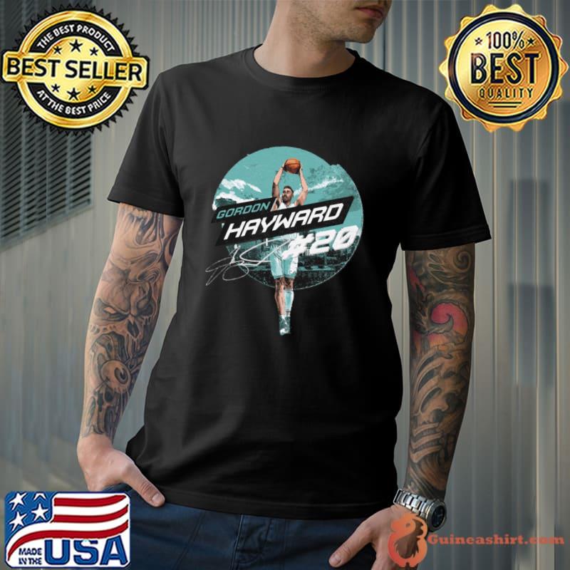 Nice signature American professional basketball Oklahoma City Thunder gordon hayward city emblem T-Shirt
