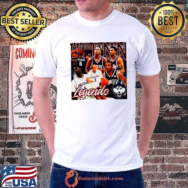 Nice uconn Huskies men’s basketball legends shirt