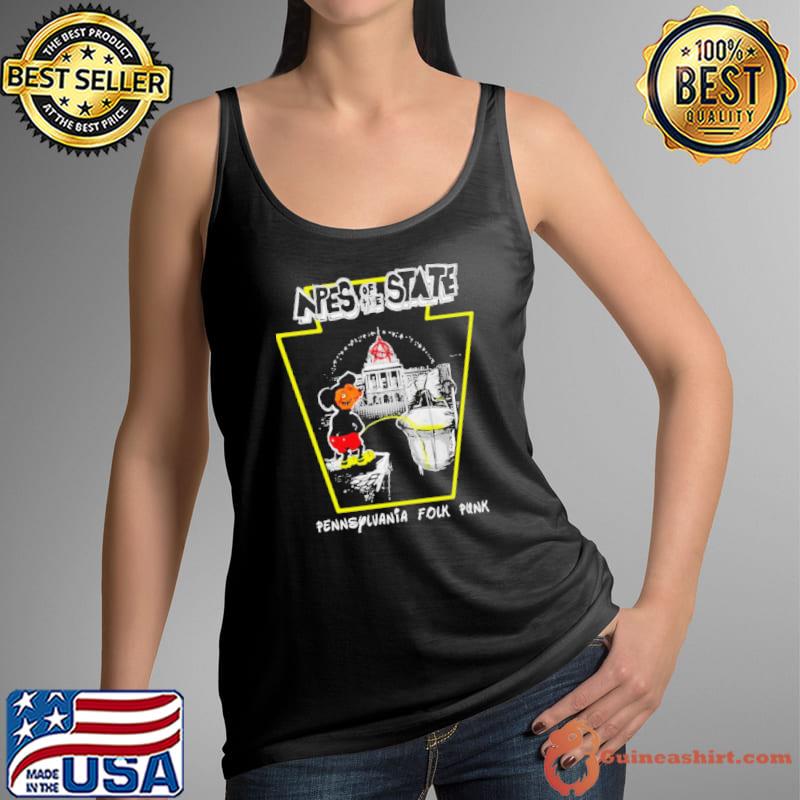 Npes of the State pennsylvania folk punk Mickey funny shirt