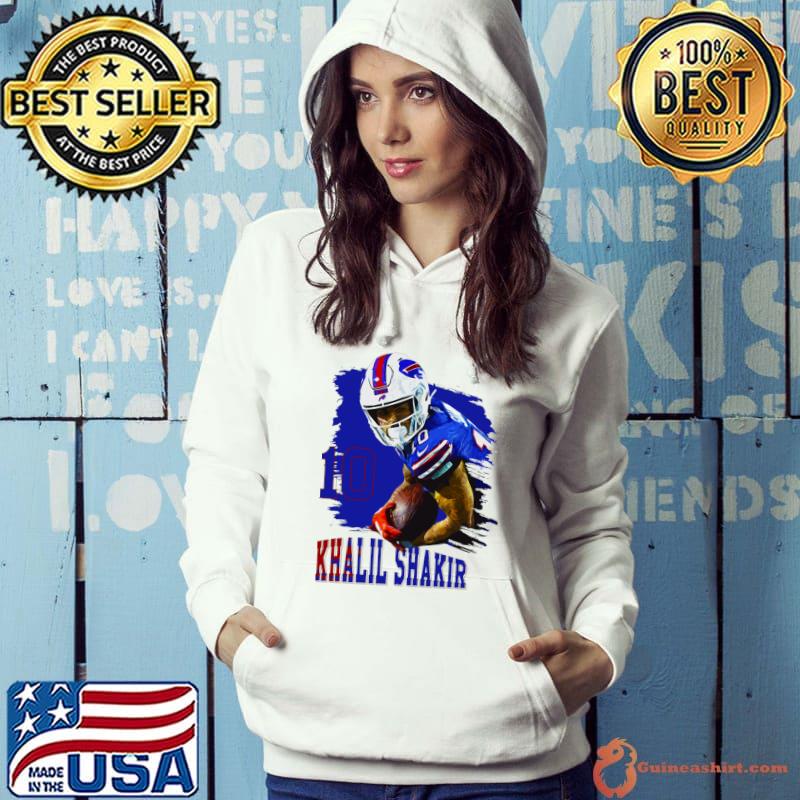 Official american football wide receiver for the Buffalo Bills Khalil shakir 10 T-Shirt Hoodie