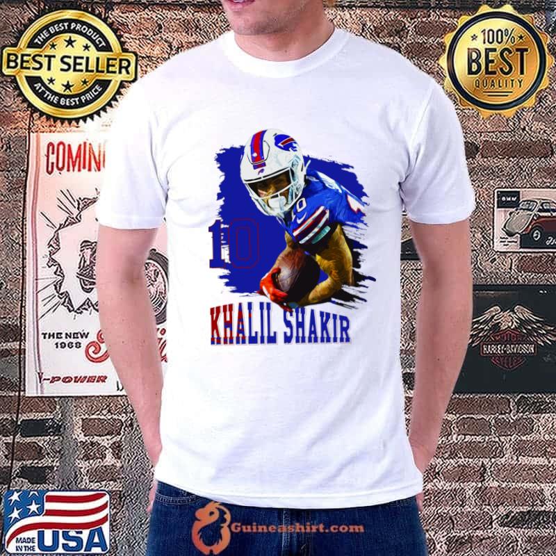 Official american football wide receiver for the Buffalo Bills Khalil shakir 10 T-Shirt