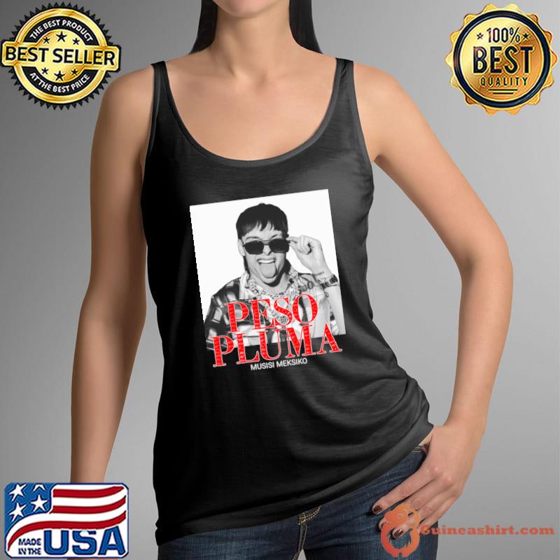 Official mexican singer peso pluma play the guitar during T-Shirt Tank Top