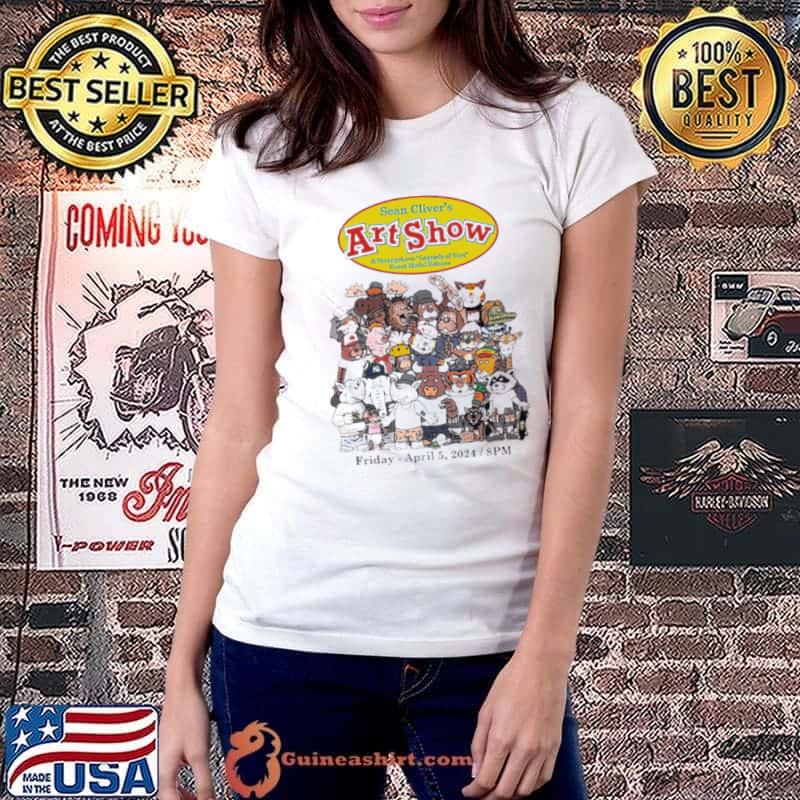 Official sean Cliver Art Show 2024 Shirt Ladiestee