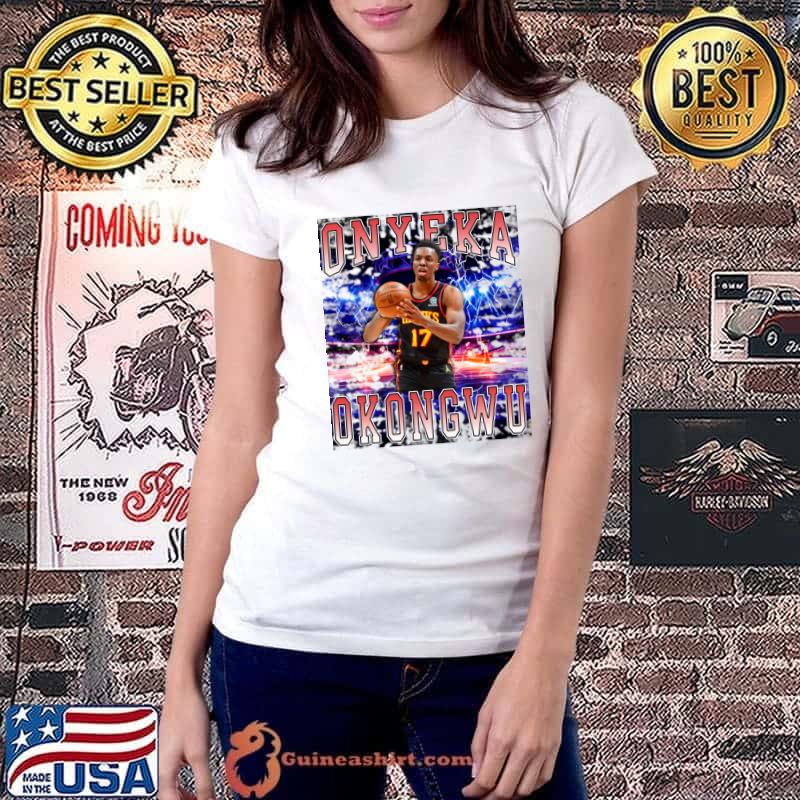 Onyeka Okongwu American professional basketball player for the Atlanta Hawks T-Shirt - Copy