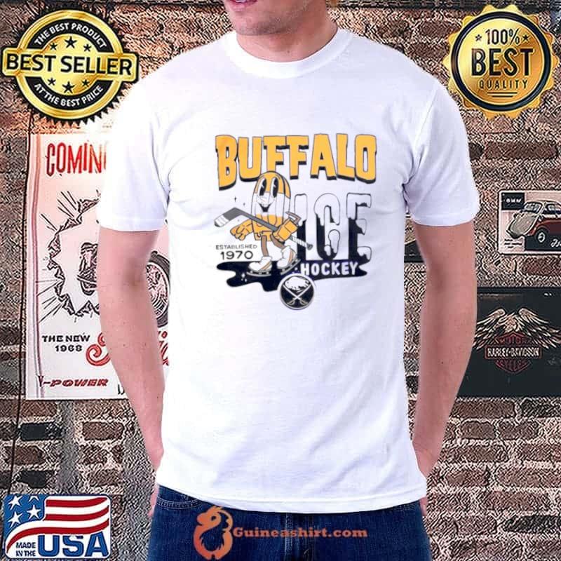 Original buffalo Sabres Mitchell And Ness Gray Popsicle Shirt