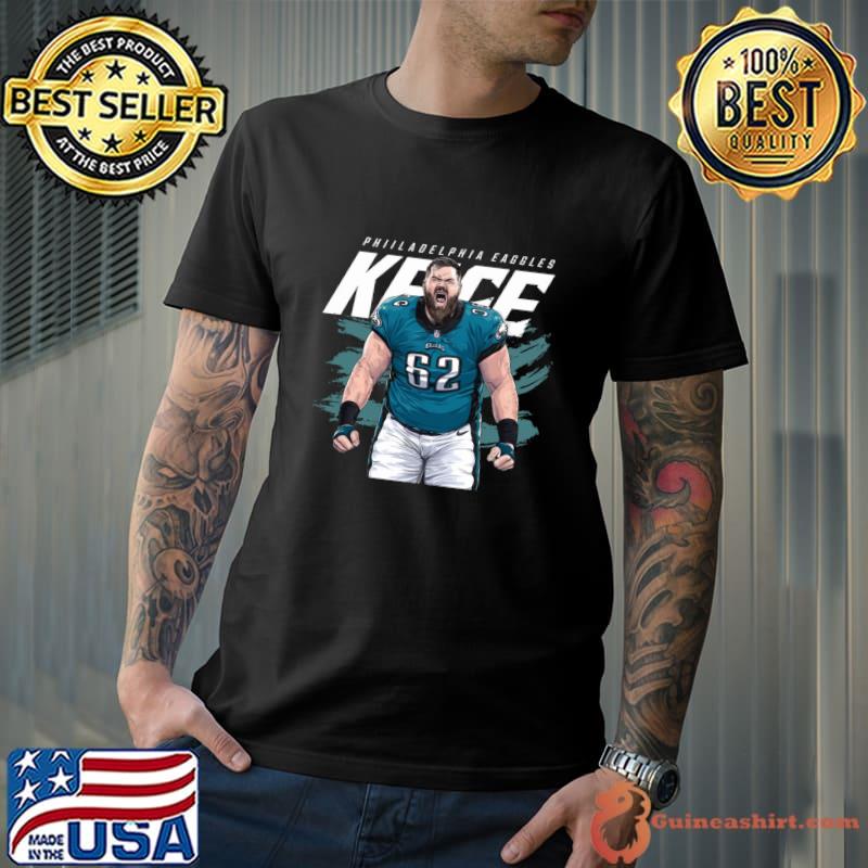 Original go chiefs kelce American football center who played his entire Philadelphia Eagles T-Shirt