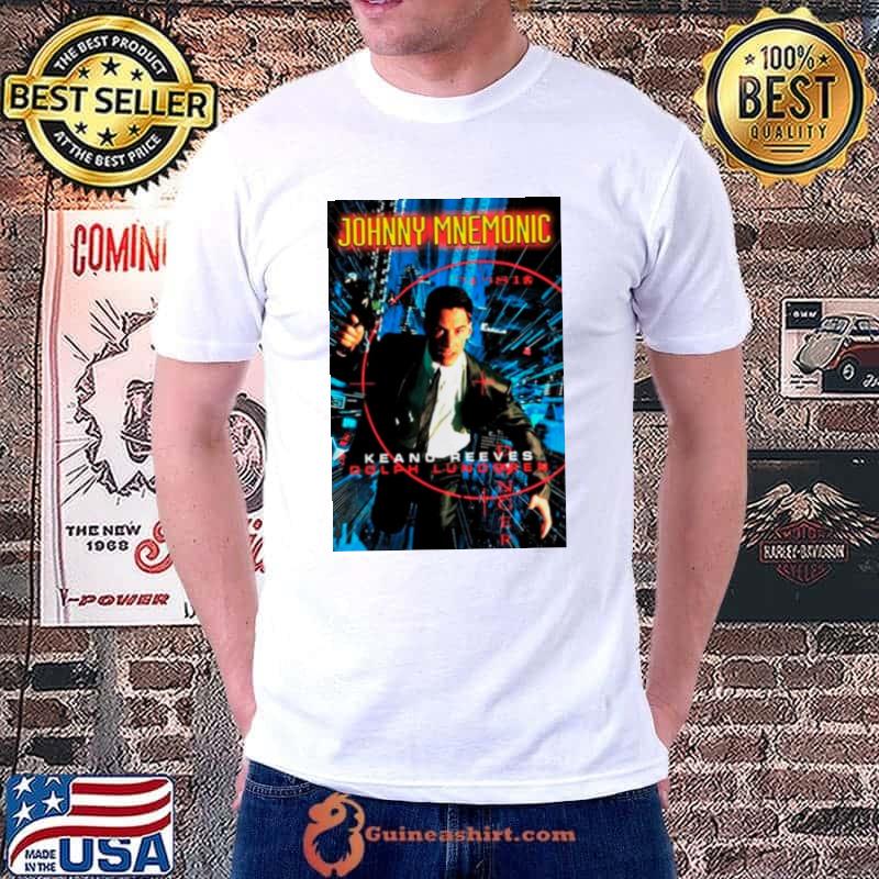 Original johnny Mnemonic Keanu Reeves Dolph Lundgren poster s Unisex