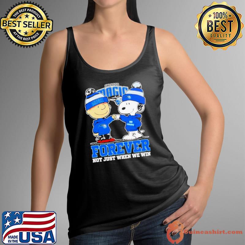 Orlando Magic NBA Snoopy And Charlie Brown Forever Not Just When We Win 2024 Shirt