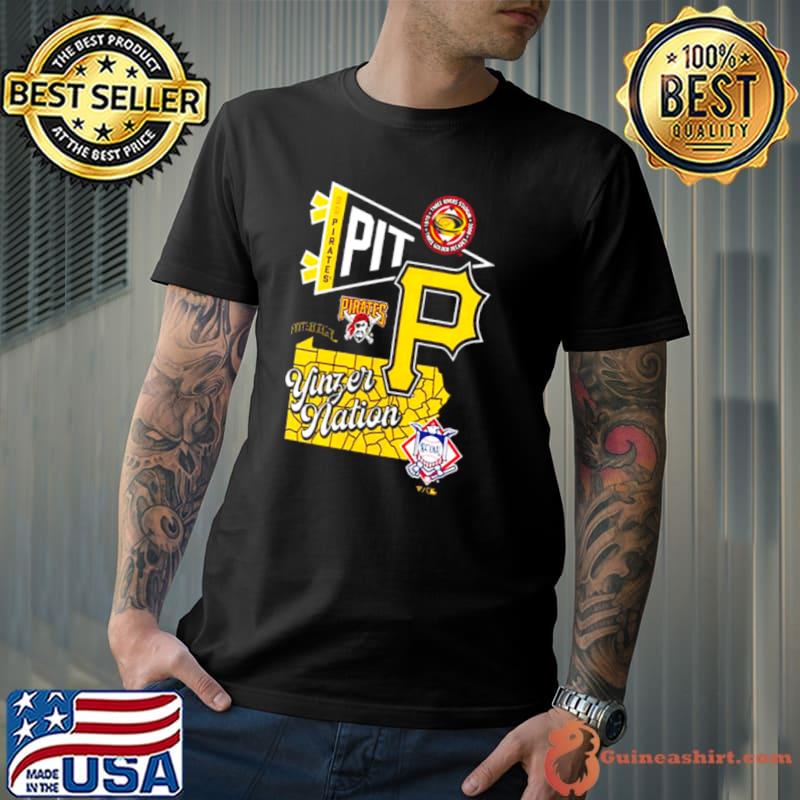 Pittsburgh Pirates Fanatics Branded Split Zone T Shirt