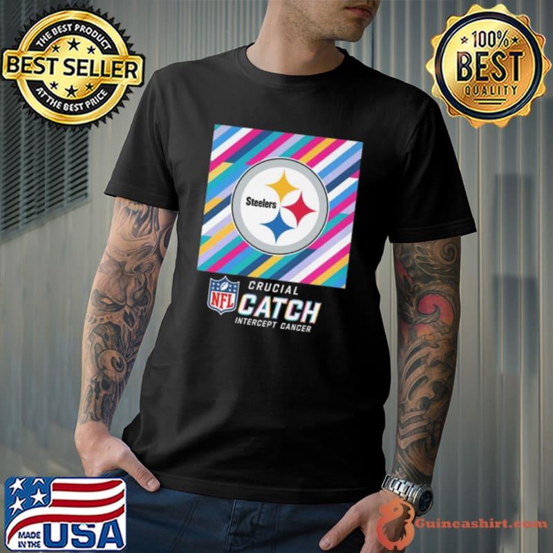 Pittsburgh Steelers NFL Crucial Catch Intercept Cancer Shirt