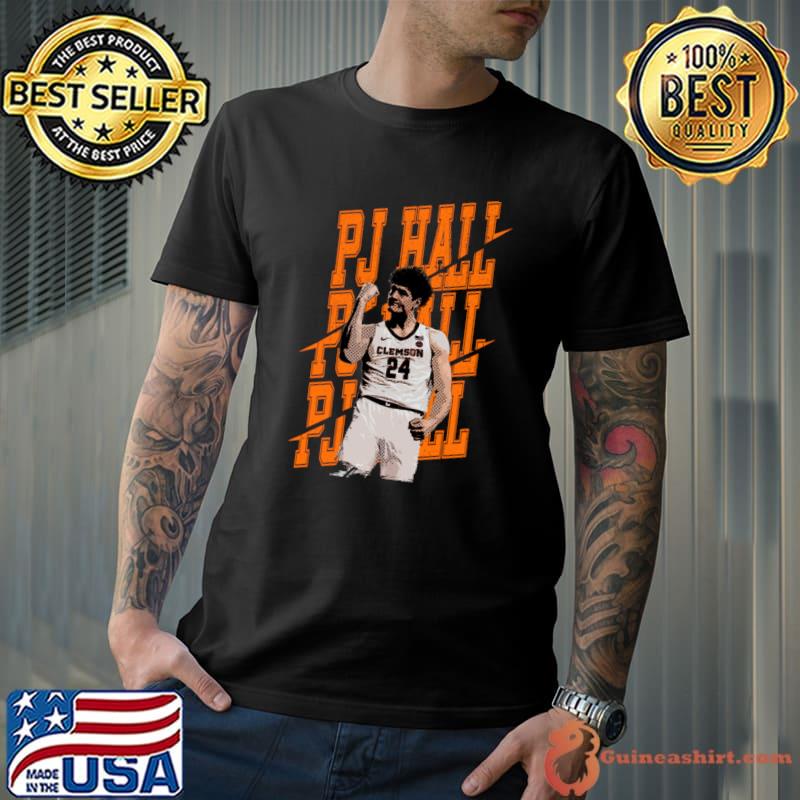 PJ HALL vintage American college basketball player for the Clemson Tigers T-Shirt Unisex