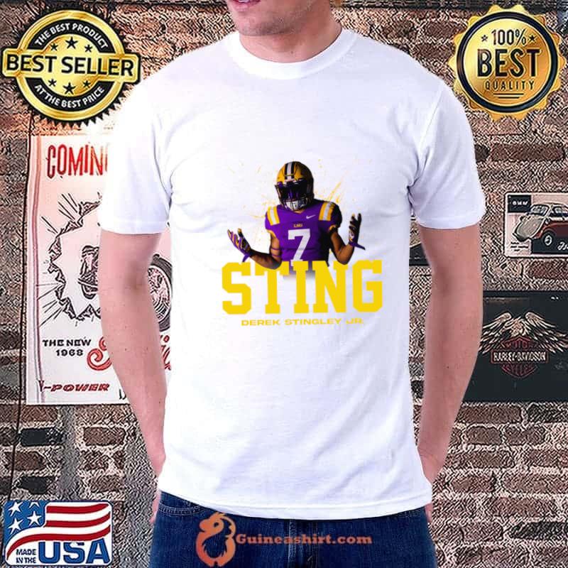 Premium derek Stingley Jr. Sting American football cornerback for the Houston Texans T-Shirt