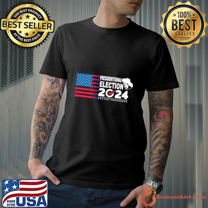 Presedentional election 2024 american flag electionT-Shirt Unisex