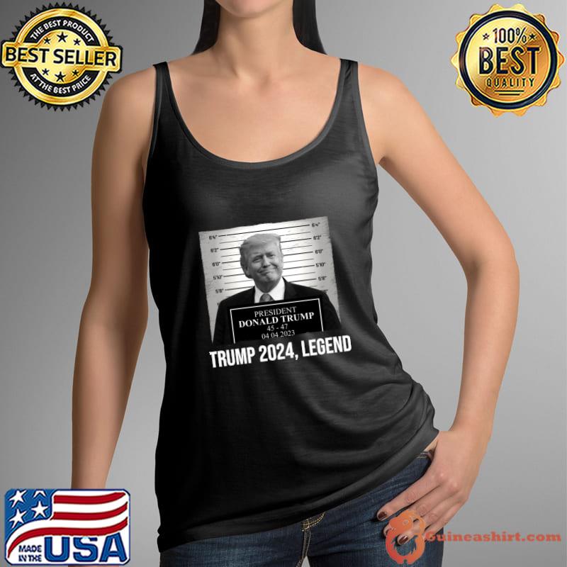 President Mugshot Trump Legend 2024 Election T-Shirt