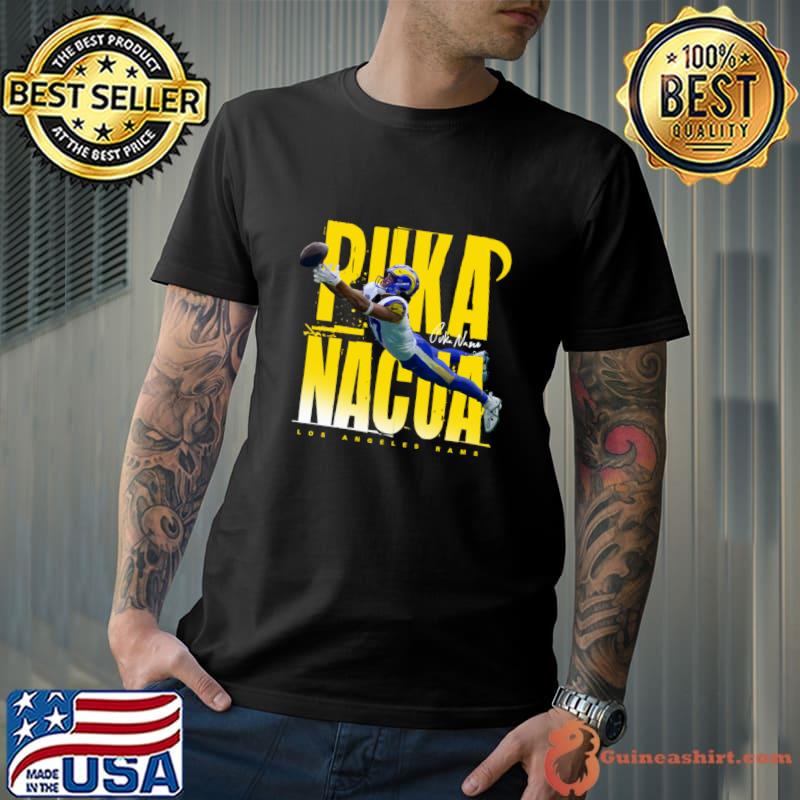Puka Nacua American football wide receiver for the Los Angeles Rams signature T-Shirt